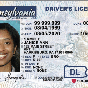 Buy Real or Fake Pennsylvania Driver’s License